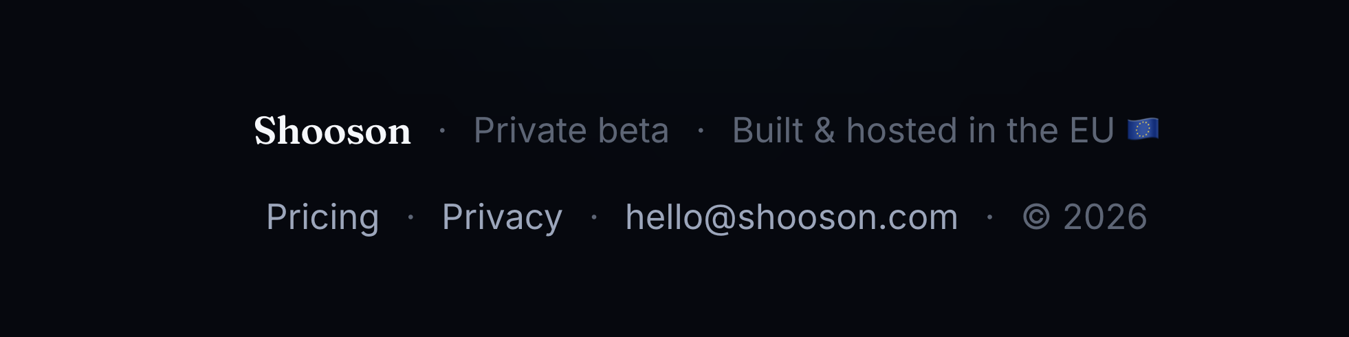 Why We Built ShoosOn — and Chose to Host It in Europe