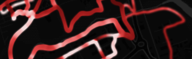 ShoosOn heart-rate heatmap showing where a runner works hardest
